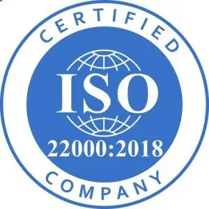 piffany is iso-22000-2018 certified