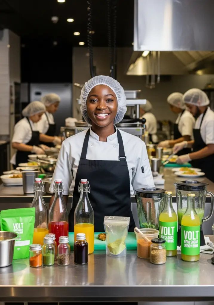 happy piffany client successfully enhances her beverage ingredients with Industrial beverage flavours for manufacturers in Africa